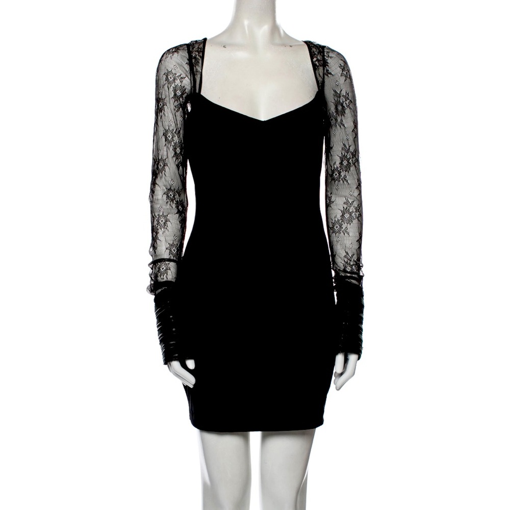 Elizabeth and James Lace Plunge Dress